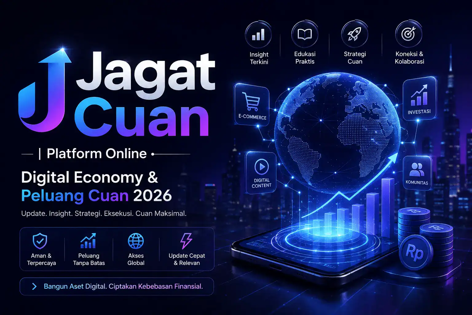 Jagat Cuan Platform Online, Digital Economy & Peluang Cuan 2026